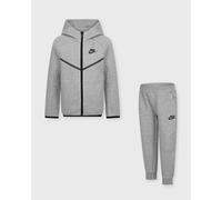 Nike NSW Tech Fleece FZ Set per Bambini Dk. Grey Heather 5/6 Anni