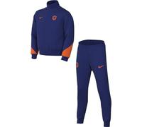 Nike Netherlands Unisex Kids Tracksuit Knvb Ynk Df Strk Trk Suit K, Deep Royal Blue/Safety Orange, FJ3068-455, XS
