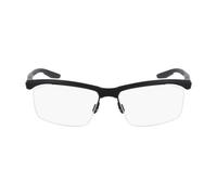 Nike Nike 7402 Occhiali Da Vista Uomo Nero Rettangolari 56mm
