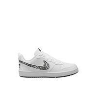 Nike Nike - Court Borough - Scarpe da ginnastica basse recraft per ragazzi uk5eu38 Bianco