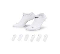 Nike Nike - Fantasmini da allenamento leggeri Calzini 6 Confezione medium Bianco