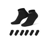 Nike Nike - Fantasmini da allenamento leggeri Calzini 6 Confezione xlarge Nero