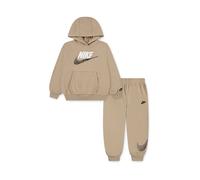 Nike Nike Little Kids ITZ Oversized Felpa con cappuccio e Joggers Set. 110116cm Marrone