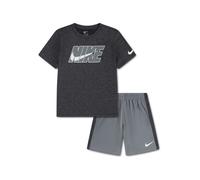 Nike Nike Little Kids Polyester Top & Short Set 104110cm Grigio