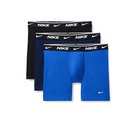 Nike Nike Men's Essential Cotton Stretch W/Fly Boxer Brief 3pk Underwear Boxer Corti Uomo