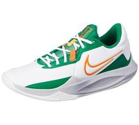 NIKE Nike Precision Vi Scarpe da corsa da uomo, BIANCO/ARANCIONE DI SICUREZZA-MALACHITE-MERIDIANA, 9 UK