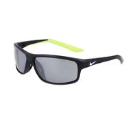 Nike Nike Rabid 22 Dv2371 Occhiali Da Sole Unisex Nero Geometrico Argento 62mm