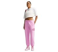 Nike - Nike Studio Fleece Medium Weight Graphic Pack Oversize-Hose mit Logo und Bündchen für Damen, Pantaloni Oversize Donna