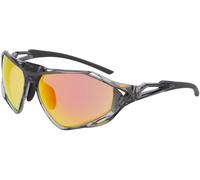 Nike Unisex NIKE ZEUS RISE E IF1113X 084 Occhiali da sole Bio-iniettato Grigio Road Squadrata Normale Specchiato