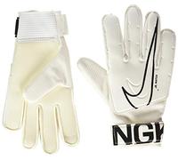 Nike Nk Gk Match Jr-Fa19 Guanti Da Calcio, Unisex bambini, White/Black, 4