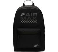 NIKE Zaino Heritage Eugene (25L) 45 cm H x 30 cm L x 15 cm D 40,6 cm x 30,5 cm x 12,7 cm, Nero/Nero/(Reflective Slvr), 12"W x 16"H x 5"D