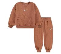 Nike Kids Essential Fleece Crew Long Sleeve Set Marrone 24 Months-3 Years Bambini