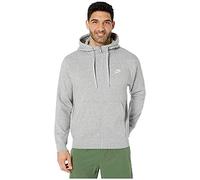 Nike NOS M NSW Club FZ BB - Felpa con cappuccio, grigio scuro-bianco, XL, XL