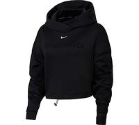 Nike NP CLN Fleece Innovation Felpa con Cappuccio Nero/Argento Metallizzato XS
