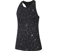 Nike NP Starry Night Mtlc Magliette Magliette da Donna, Donna, Black/Black/Thunder Grey, L