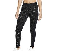 Nike NP Wstarry NGHT Mtlc Tght Collant Collant da Donna, Donna, Black/Black/Thunder Grey, M