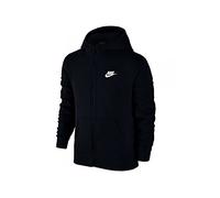 Nike - Ns Fz Club Sotto Giacche, Sotto Giacche Per Bambini, Unisex - Bambini e ragazzi, Nero/Nero/Bianco, 8-9 anni