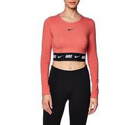 Nike NSW Crop Tape LS Top Adobe/Black S