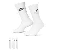 Nike Everyday Essential Crew 3 Pack Unisex - Calze Bianco - Taglia 38 - 42 White 38 - 42