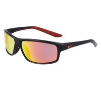 Nike Rabid 22 M Dv2153 Sunglasses, 010 Matte Black/Red Mirror, 62 Unisex