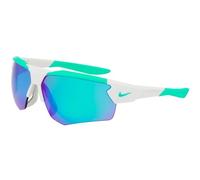 Occhiali da Sole NIKE NKEV24036 907 MATTE LIGHT SILVER / GREEN 71/09/130 Uomo
