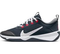NIKE Omni Multi-Court (GS), Basso, Dark Obsidian White Smoke Grey, 35.5 EU