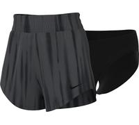 Nike One DF HR 3In Br AOP Pantaloncini da Donna Anthracite/Black/Black S