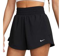 Nike One DF HR Pantaloncini, Nero/Argento Lucido, XL Donna