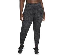 NIKE One Dri Fit HR Leopard Tights Dk Smoke Grey/White S
