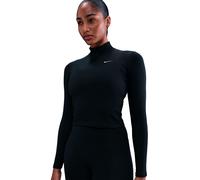 Nike Women One Fit 1/4 Zip Longsleeve Black L