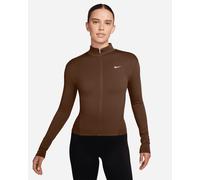 Nike One Fit W - Felpa Training - Donna - Marrone S