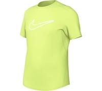 Nike One Fitted Dri-Fit - Maglia a Maniche Corte per Bambini più Grandi (Ragazze), Lt Lemon Twist/White, FZ5600-736, XS