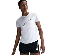 Top da running a manica corta Dri-FIT Nike One Swoosh - Donna - Bianco XS (IT 36-38)
