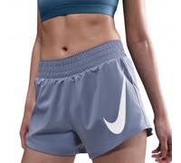 Nike One Swoosh Pantaloncini Running 3" Hbr World Indigo Argento Donna M