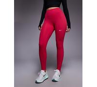 Nike - One Training Dri-FIT - Leggings a vita alta rosa senza cuciture XS