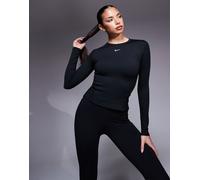 Nike - One Training Dri-FIT - Top a maniche lunghe aderente nero M