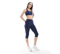Nike - One Training - Leggings stile capri blu navy a vita alta S