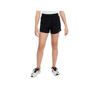 Nike Girl's Pantaloncini G Nk DF One Wvn HR Short, Black/White, DX4967-010, XL
