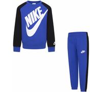 Nike Oversized Futura Crew Jr - tuta sportiva - bambino 5-6Y Blue/Black junior