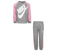 Nike Sportswear Tuta da jogging 'FUTURA' grigio sfumato / rosa / bianco, Taglia 80-86