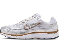 NIKE P-6000 White/Metallic Silver-LT British Tan 38 EU