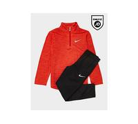Nike Pacer 1/4 Zip Tracksuit Children, Red 2-3Y