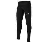 Nike Padded Gardien Goalkeeper Tight, Pantaloni da Portiere Bambini, Nero/Nero/Bianco, XS