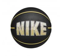 Nike Pallone da basket Playground 8P – Outdoor, gomma resistente – Nero/Oro/Bianco Taglia 7