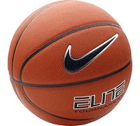 Nike - Palla da Basket Elite, Colore: Ambra/Nero/Platino, Misura 7