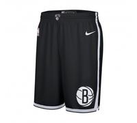 Nike Pantaloncini Basket Nba Brooklyn Nets Icon Nero Bianco Uomo L