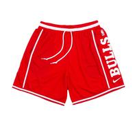 Nike Pantaloncini Basket Nba Bulls Dna 8In Rosso Bianco Uomo M