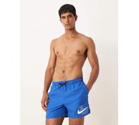 Costume da bagno Nike Swim Logo Lap 5" blu intenso - XL