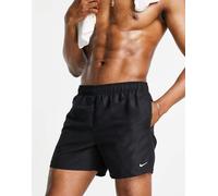 Nike - Pantaloncini da bagno stile volley da 5" colore nero S
