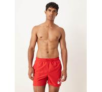 Costume Nike Swim Logo Solid Lap 5' rosso - L